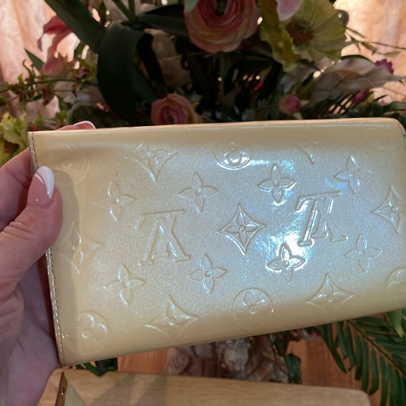 LOUIS VUITTON LV Monogram Vernis Porte Feuille Sarah Long Bifold Wallet TH1025 - Picture 13 of 15